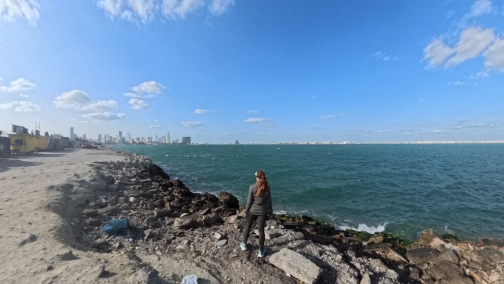 The Running Ginger running in Bahrain. Recommended route in Bahrain, Mamana. Juffair Beach.