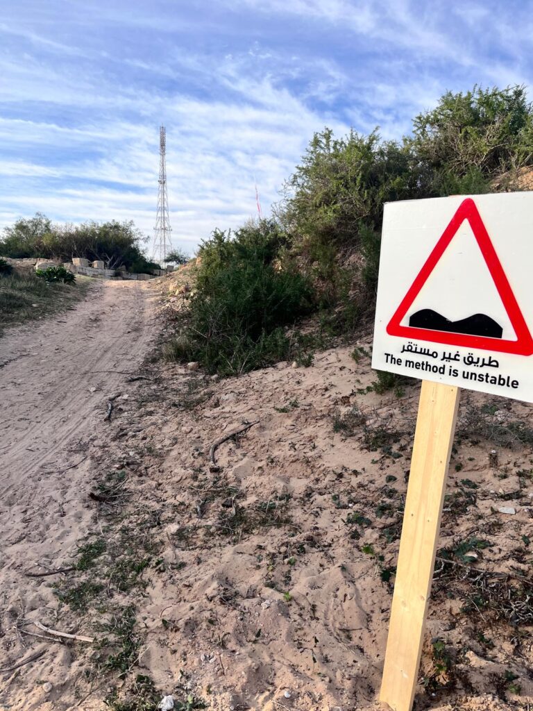 The Running Ginger running the Leptis Magna Half Marathon in Libya in 2026