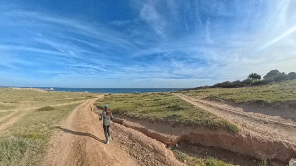 The Running Ginger running the Leptis Magna Half Marathon in Libya in 2026