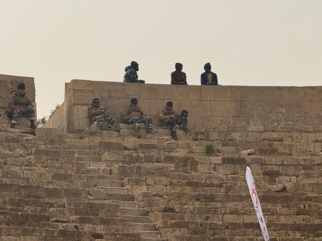 The Running Ginger running the Leptis Magna Half Marathon in Libya in 2026