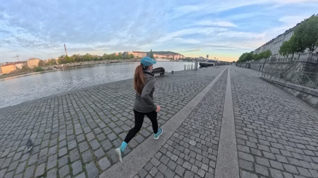 The running ginger running in the heart of Prague in 2026 