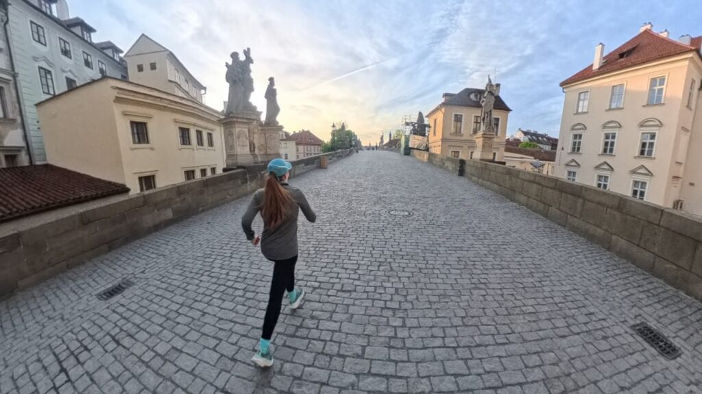 The running ginger running in the heart of Prague in 2026 