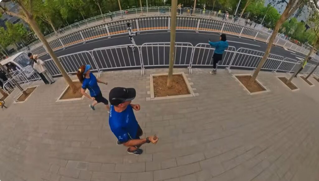 The running ginger running with robots: humanoid robot e-town half marathon in Beijing in 2026