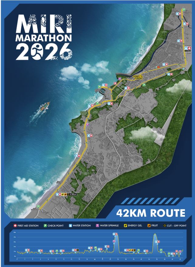 Miri Marathon Route 2026 - 42kms