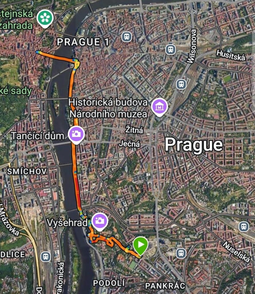 Recommended 10k run in Prague