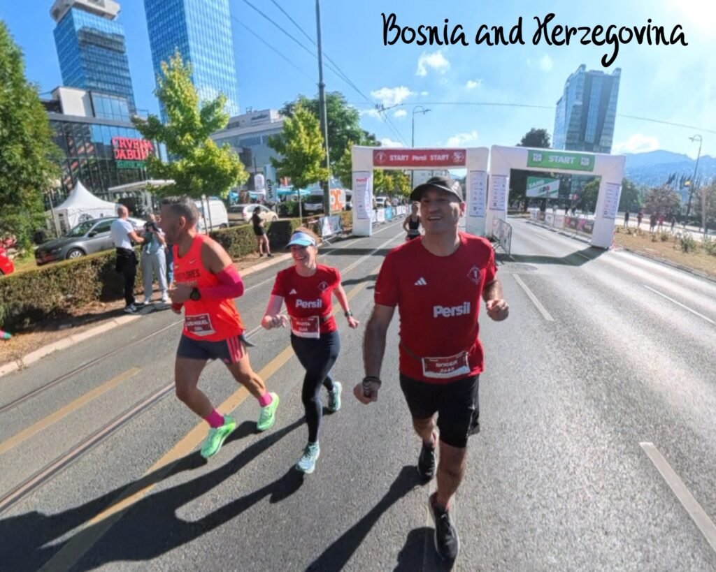 The Running Ginger running in Bosnia and Herzegovina in 2026